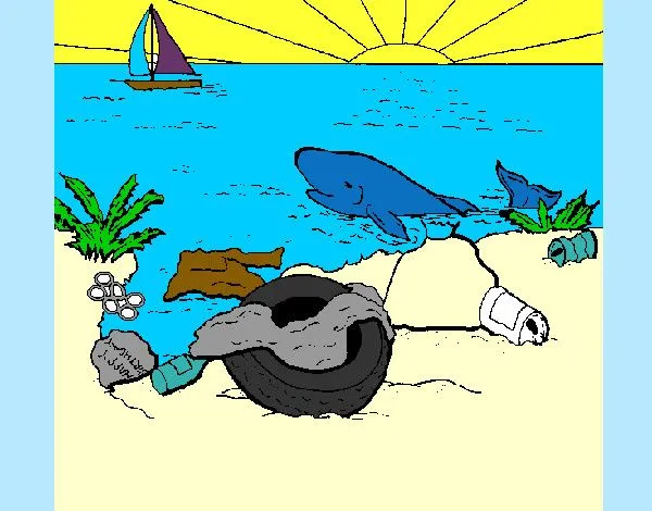 Dibujo de cuidemos las playas pintado por Mikikta en Dibujos.net ... Dibujo de cuidemos las playas pintado por Mikikta en Dibujos.net ...