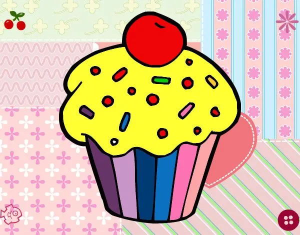 Dibujo de Cupcake pintado por Caroduron en Dibujos.net el día 14 ... Dibujo de Cupcake pintado por Caroduron en Dibujos.net el día 14 ...