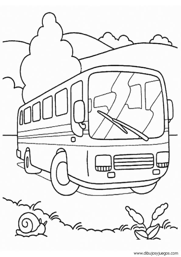 dibujo-de-autobus-para-colorear-002 | Dibujos y juegos, para ... dibujo-de-autobus-para-colorear-002 | Dibujos y juegos, para ...