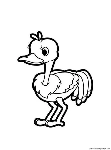 dibujo-de-avestruz-012 | Dibujos y juegos, para pintar y colorear dibujo-de-avestruz-012 | Dibujos y juegos, para pintar y colorear