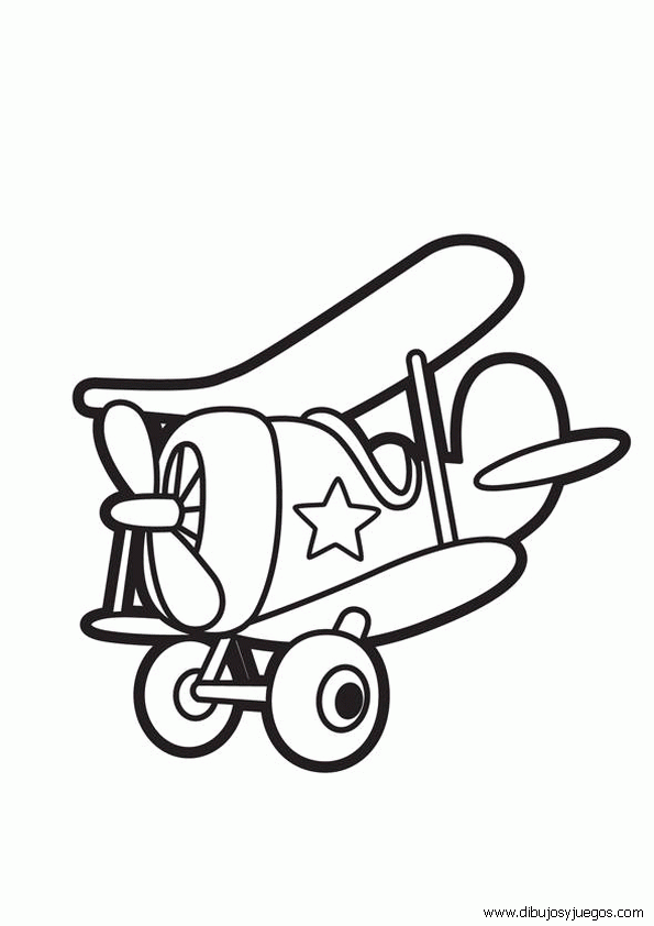 dibujo-de-aviones-antiguos-para-colorear-001 | Dibujos y juegos ... dibujo-de-aviones-antiguos-para-colorear-001 | Dibujos y juegos ...