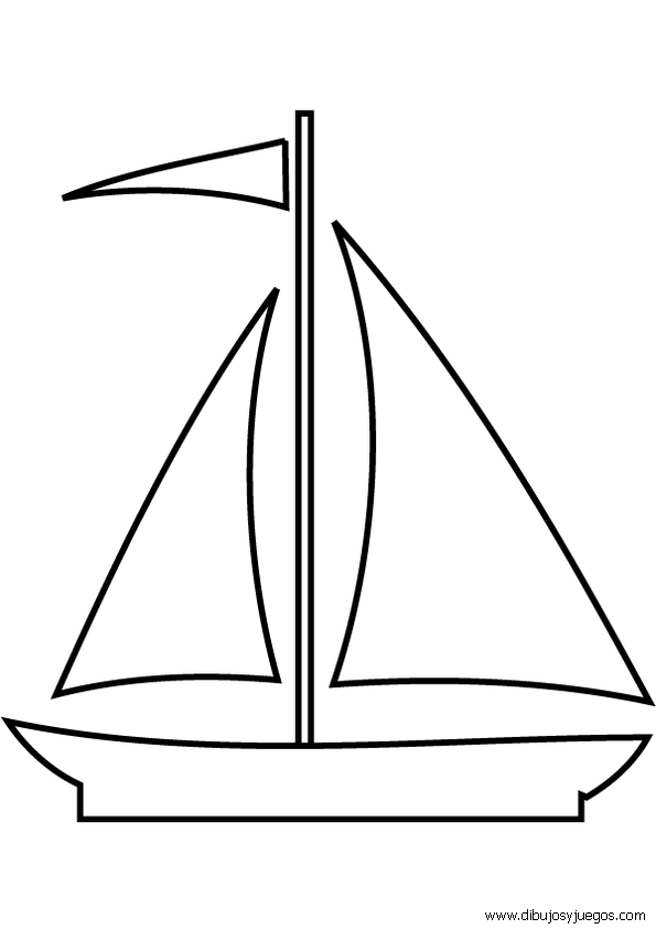 dibujo-de-barcos-con-velas-para-colorear-002 | Dibujos y juegos ... dibujo-de-barcos-con-velas-para-colorear-002 | Dibujos y juegos ...