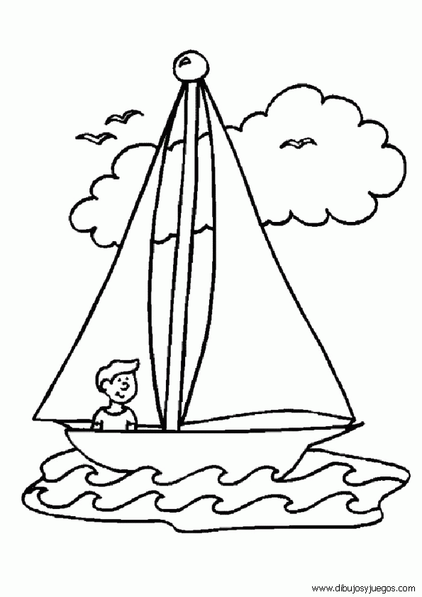 dibujo-de-barcos-con-velas-para-colorear-003 | Dibujos y juegos ... dibujo-de-barcos-con-velas-para-colorear-003 | Dibujos y juegos ...
