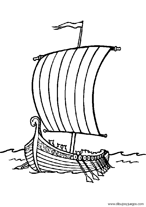 dibujo-de-barcos-con-velas-para-colorear-017 | Dibujos y juegos ... dibujo-de-barcos-con-velas-para-colorear-017 | Dibujos y juegos ...