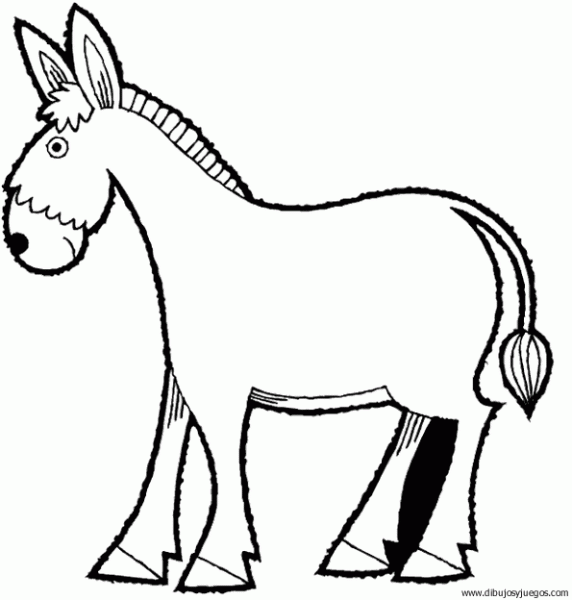 dibujo-de-burro-22 | Dibujos y juegos, para pintar y colorear dibujo-de-burro-22 | Dibujos y juegos, para pintar y colorear