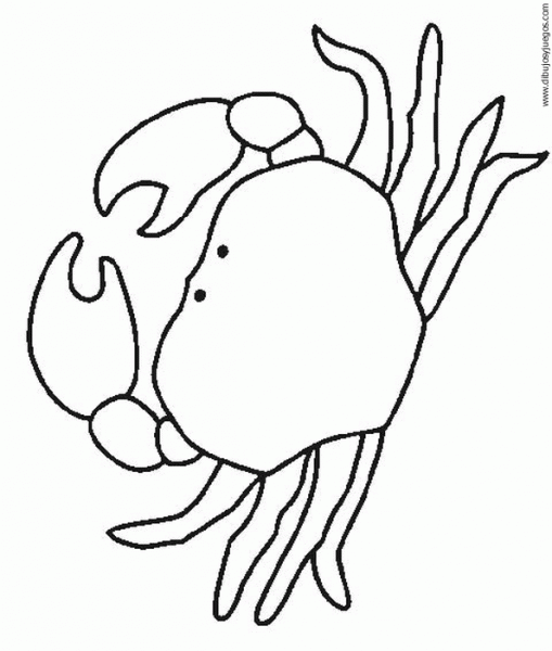 dibujo-de-cangrejo-005 | Dibujos y juegos, para pintar y colorear dibujo-de-cangrejo-005 | Dibujos y juegos, para pintar y colorear