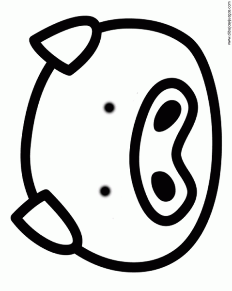 dibujo-de-cerdo-23 | Dibujos y juegos, para pintar y colorear dibujo-de-cerdo-23 | Dibujos y juegos, para pintar y colorear