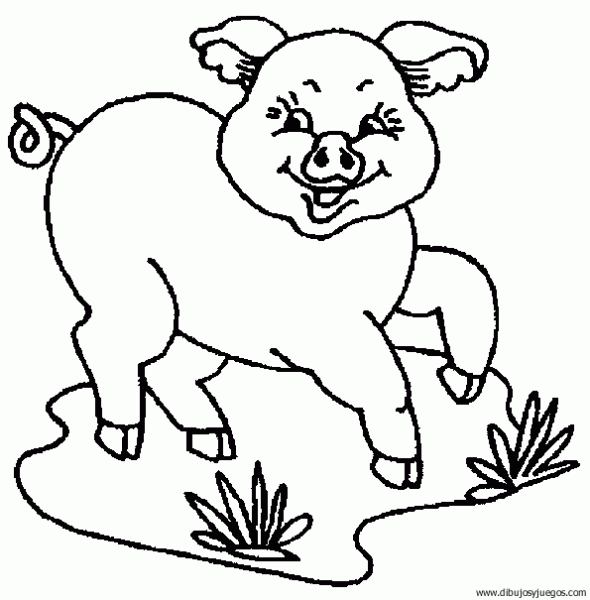 dibujo-de-cerdo-56 | Dibujos y juegos, para pintar y colorear dibujo-de-cerdo-56 | Dibujos y juegos, para pintar y colorear