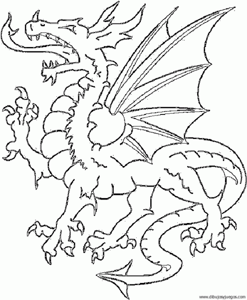 dibujo-de-dragon-083 | Dibujos y juegos, para pintar y colorear dibujo-de-dragon-083 | Dibujos y juegos, para pintar y colorear