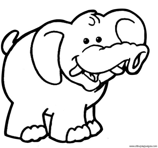 dibujo-de-elefante-004 | Dibujos y juegos, para pintar y colorear dibujo-de-elefante-004 | Dibujos y juegos, para pintar y colorear