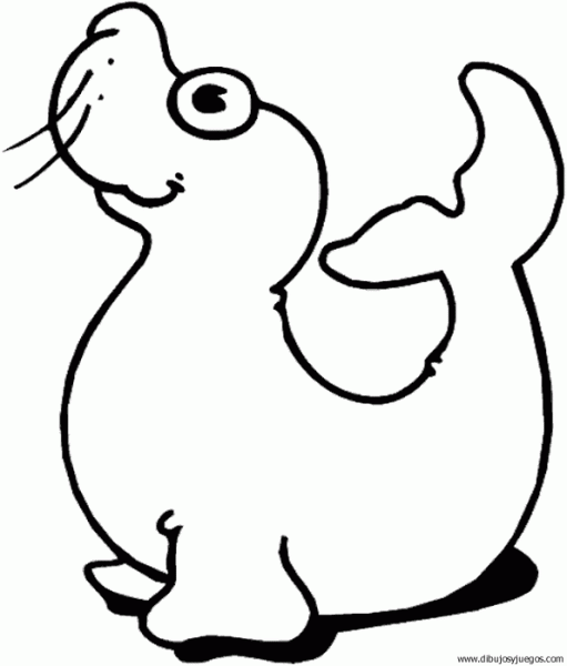 dibujo-de-foca-016 | Dibujos y juegos, para pintar y colorear dibujo-de-foca-016 | Dibujos y juegos, para pintar y colorear