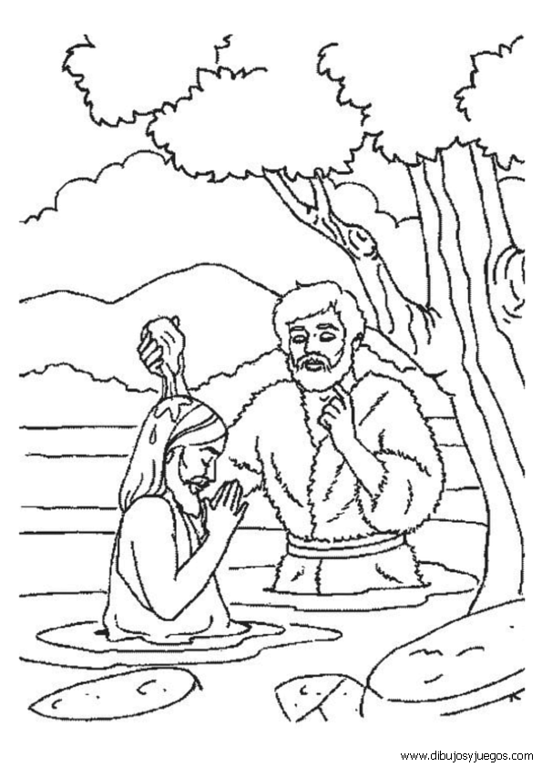 dibujo-de-la-biblia-004-bautizo-de-jesus-rio-jordan | Dibujos y ... dibujo-de-la-biblia-004-bautizo-de-jesus-rio-jordan | Dibujos y ...