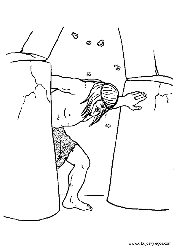 dibujo-de-la-biblia-038-sanson-en-el-templo | Dibujos y juegos, para pintar y colorear dibujo-de-la-biblia-038-sanson-en-el-templo | Dibujos y juegos, para pintar y colorear