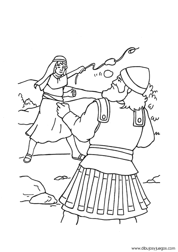 dibujo-de-la-biblia-118-david-y-goliat | Dibujos y juegos, para ... dibujo-de-la-biblia-118-david-y-goliat | Dibujos y juegos, para ...