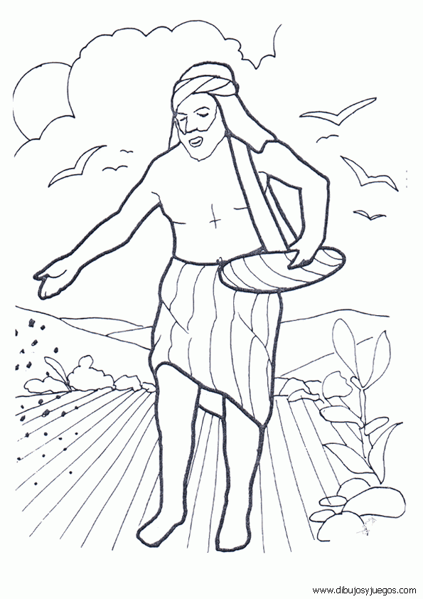 dibujo-de-la-biblia-146-parabola-el-sembrador | Dibujos y juegos, para pintar y colorear dibujo-de-la-biblia-146-parabola-el-sembrador | Dibujos y juegos, para pintar y colorear