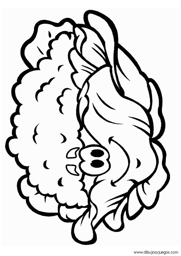 dibujo-de-lechuga-001 | Dibujos y juegos, para pintar y colorear dibujo-de-lechuga-001 | Dibujos y juegos, para pintar y colorear