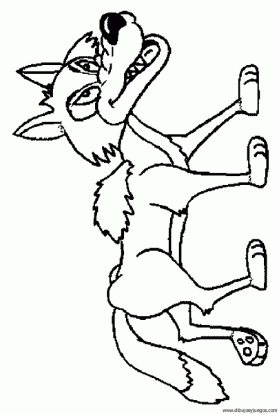 LOBO Y COYOTE PARA COLOREAR - Imagui