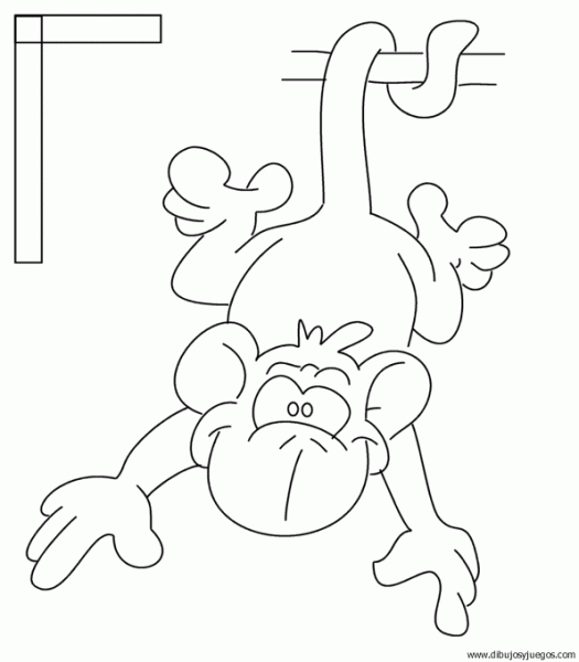 dibujo-de-mono-066 | Dibujos y juegos, para pintar y colorear dibujo-de-mono-066 | Dibujos y juegos, para pintar y colorear
