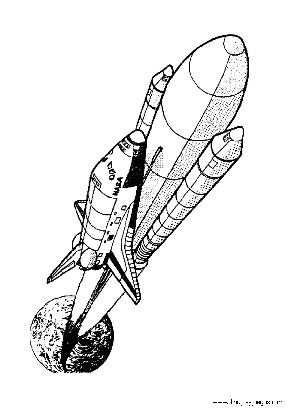dibujo-de-nave-espacial-003 | Dibujos y juegos, para pintar y colorear dibujo-de-nave-espacial-003 | Dibujos y juegos, para pintar y colorear