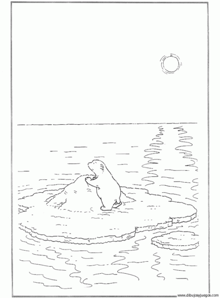 dibujo-de-oso-polar-004 | Dibujos y juegos, para pintar y colorear dibujo-de-oso-polar-004 | Dibujos y juegos, para pintar y colorear