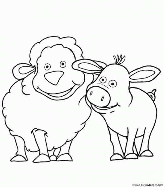 dibujo-de-oveja-026 | Dibujos y juegos, para pintar y colorear dibujo-de-oveja-026 | Dibujos y juegos, para pintar y colorear
