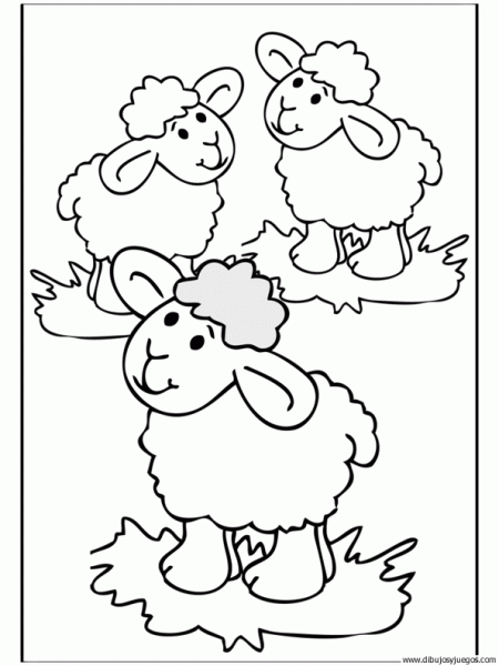 dibujo-de-oveja-029 | Dibujos y juegos, para pintar y colorear dibujo-de-oveja-029 | Dibujos y juegos, para pintar y colorear