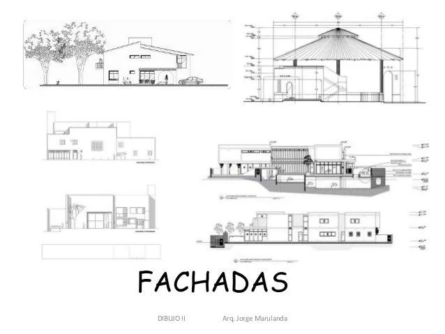 dibujo-de-plantas-fachadas-y- ...