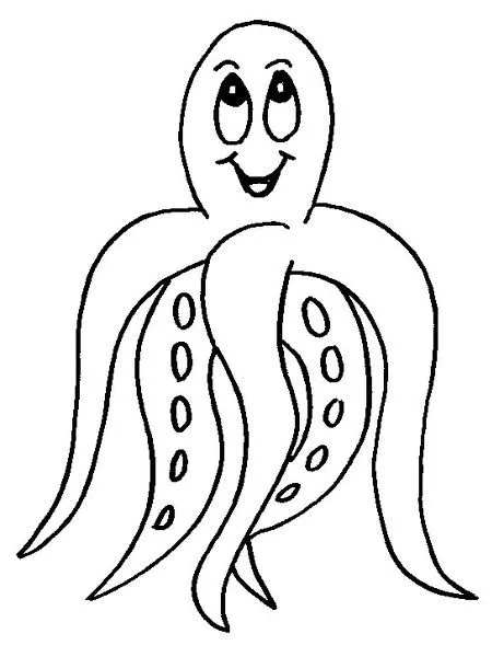 dibujo-de-pulpo-010 | Dibujos y juegos, para pintar y colorear dibujo-de-pulpo-010 | Dibujos y juegos, para pintar y colorear