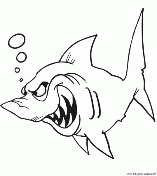 dibujo-de-tiburon-037 | Dibujos y juegos, para pintar y colorear dibujo-de-tiburon-037 | Dibujos y juegos, para pintar y colorear