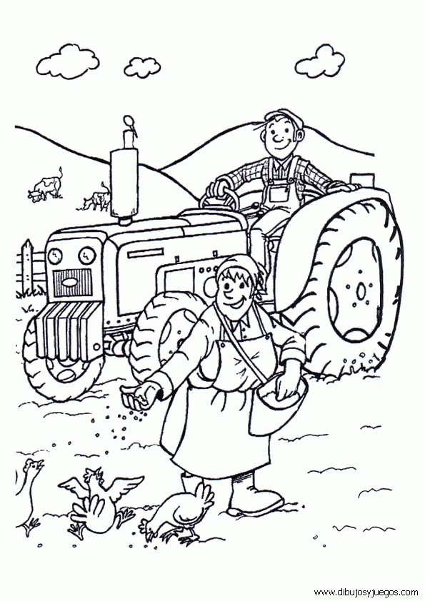 dibujo-de-tractor-para-colorear-011 | Dibujos y juegos, para ... dibujo-de-tractor-para-colorear-011 | Dibujos y juegos, para ...