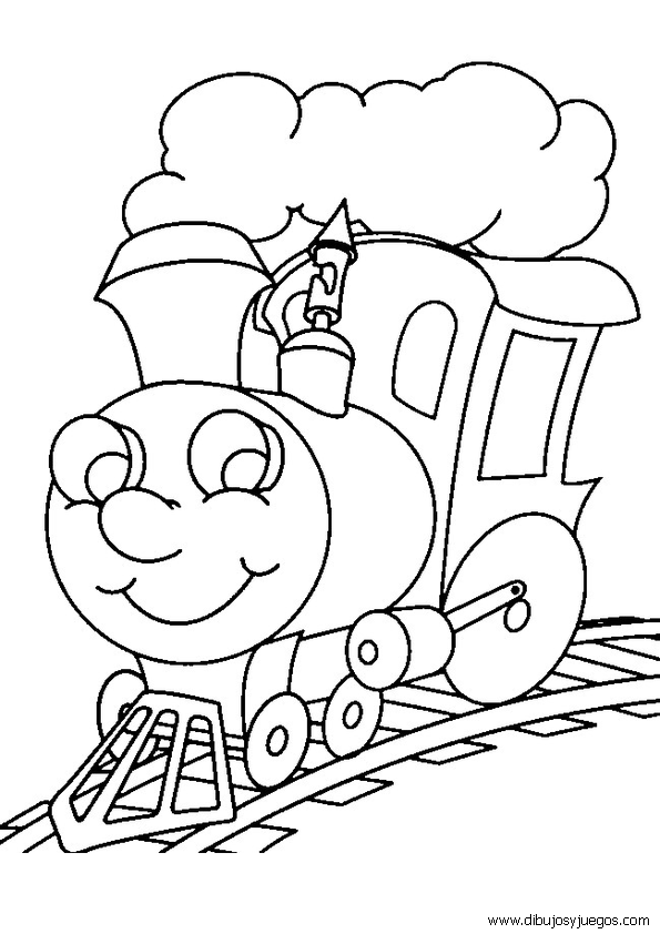 dibujo-de-tren-para-colorear-003 | Dibujos y juegos, para pintar y ...