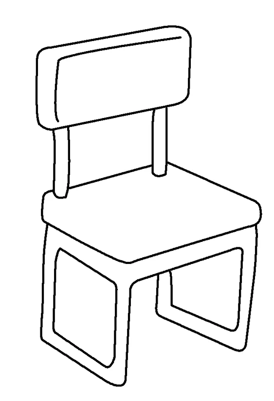 Silla para colorear