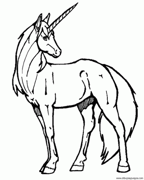 dibujo-de-unicornio-002 | Dibujos y juegos, para pintar y colorear dibujo-de-unicornio-002 | Dibujos y juegos, para pintar y colorear