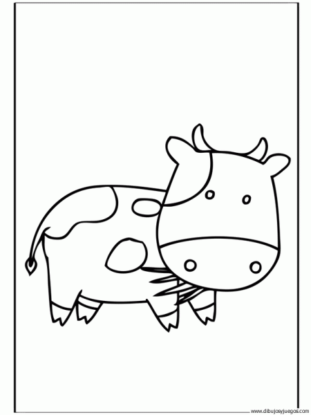 dibujo-de-vaca-003 | Dibujos y juegos, para pintar y colorear dibujo-de-vaca-003 | Dibujos y juegos, para pintar y colorear
