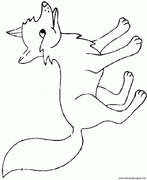 dibujo-de-zorro-011 | Dibujos y juegos, para pintar y colorear dibujo-de-zorro-011 | Dibujos y juegos, para pintar y colorear