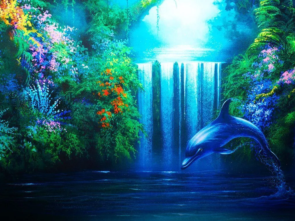 Dibujo de delfines - 1024x768 :: Fondos de pantalla y wallpapers Dibujo de delfines - 1024x768 :: Fondos de pantalla y wallpapers