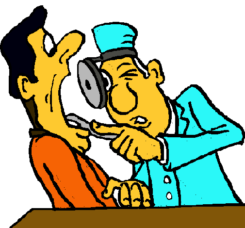 Dibujo de Dentista examinándo pintado por Odontologos en Dibujos ... Dibujo de Dentista examinándo pintado por Odontologos en Dibujos ...