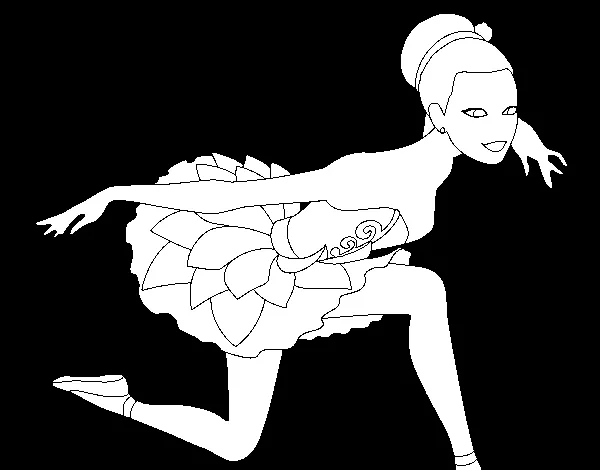 Dibujo de Despedida de Barbie para Colorear - Dibujos.net