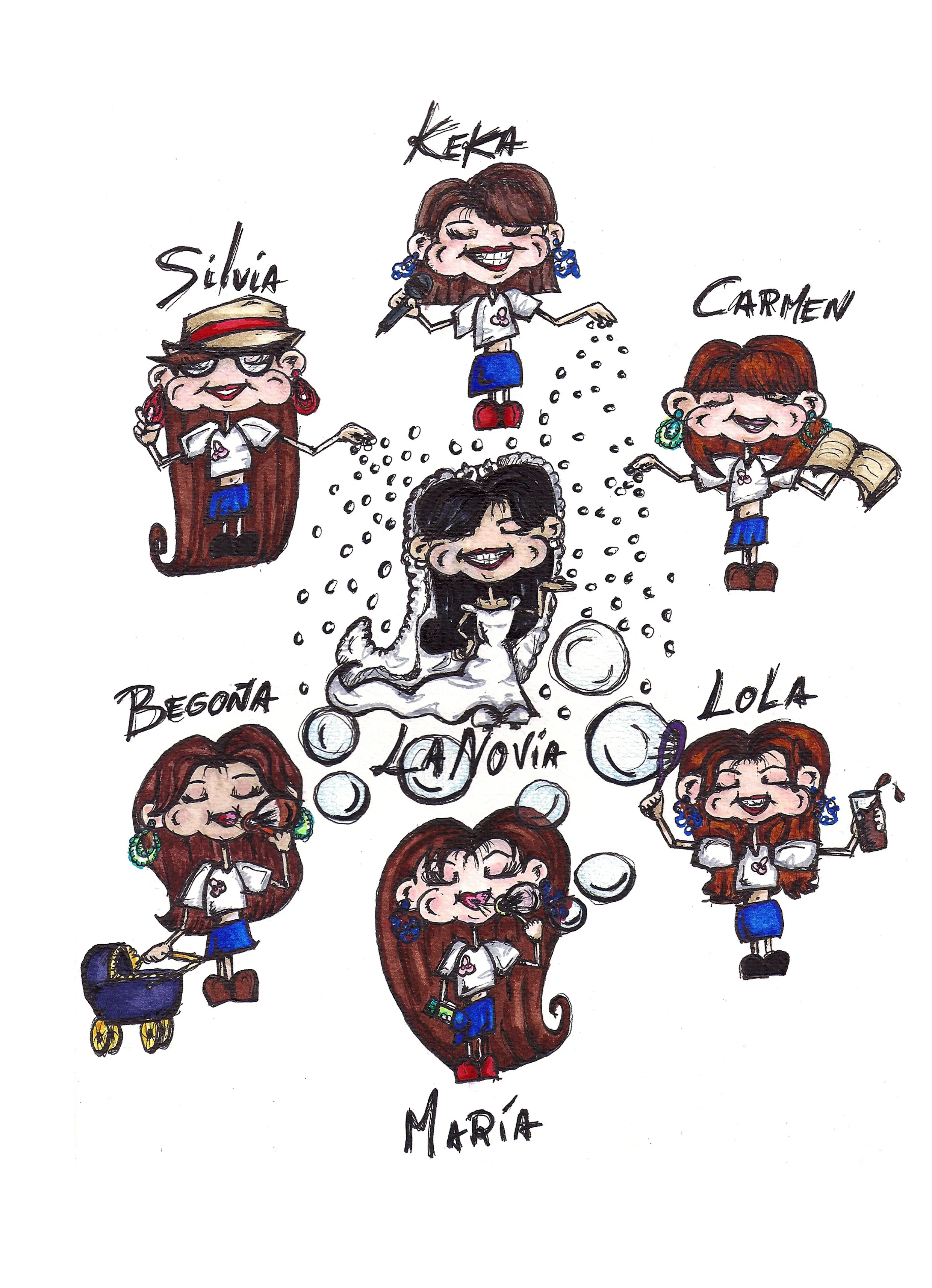 Dibujos para despedida de soltera - Imagui