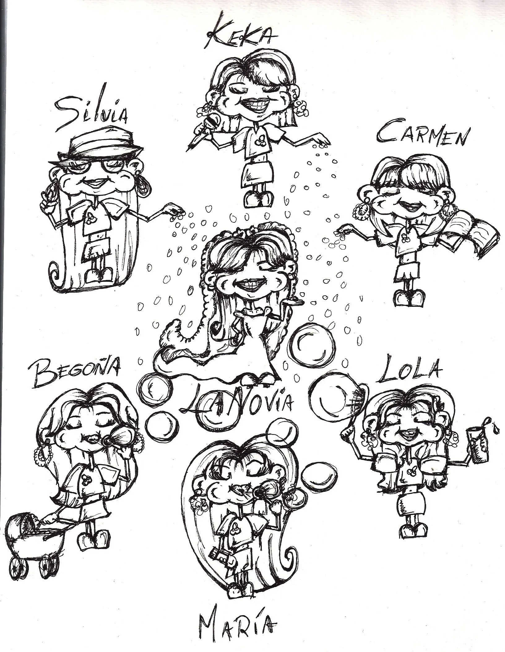 Dibujos para despedida de soltera - Imagui
