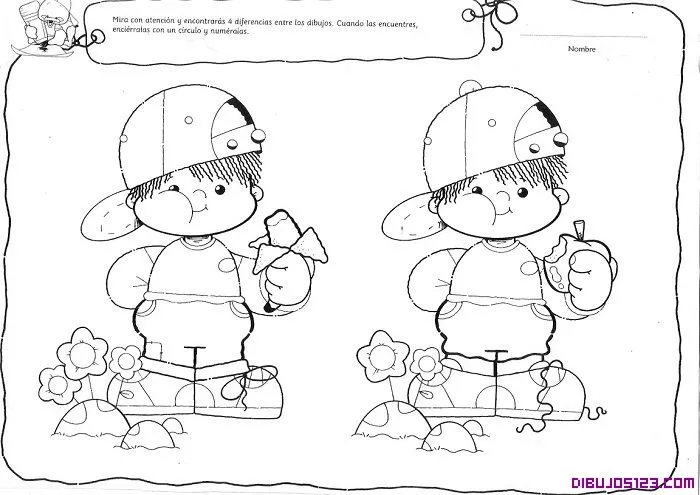 Imagenes con diferencias para niños - Imagui