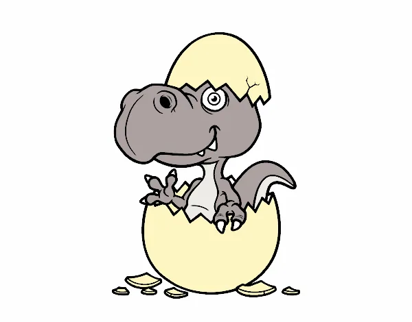 Dibujo de Dino saliendo del huevo pintado por en Dibujos.net el ... Dibujo de Dino saliendo del huevo pintado por en Dibujos.net el ...