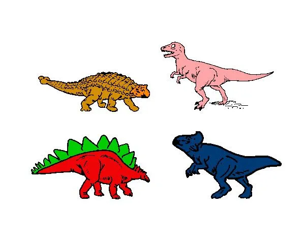 Dibujo de Dinosaurios de tierra pintado por Joseramon en Dibujos ... Dibujo de Dinosaurios de tierra pintado por Joseramon en Dibujos ...