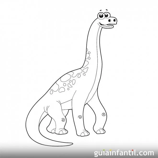 Dibujo de Diplodocus para niños - Dibujos de dinosaurios para ... Dibujo de Diplodocus para niños - Dibujos de dinosaurios para ...