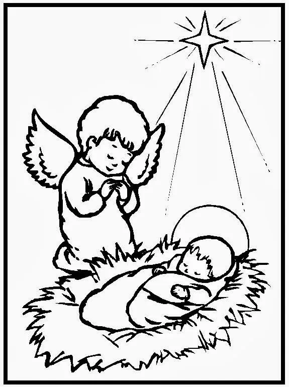 BLOG CATÓLICO NAVIDEÑO: IMÁGENES DEL NIÑO JESÚS PARA COLOREAR