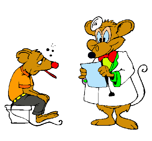 Dibujo de Doctor y paciente ratón pintado por Medico en Dibujos ... Dibujo de Doctor y paciente ratón pintado por Medico en Dibujos ...