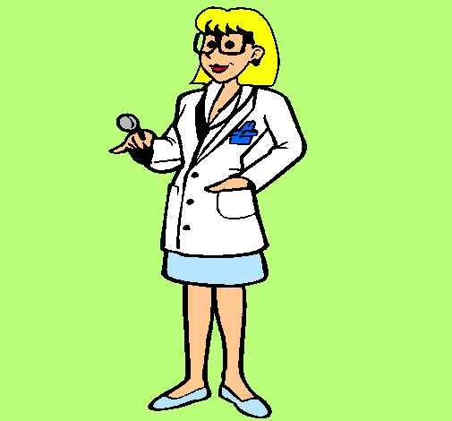 Dibujo de Doctora con gafas pintado por Sarsa en Dibujos.net el ...