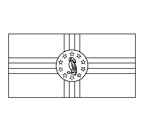 Dibujo de Dominica para Colorear