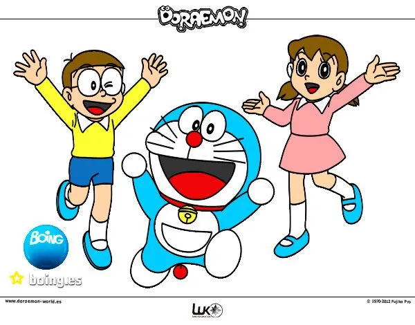 Dibujo de doraemon y sus amigos pintado por Lordjedi10 en Dibujos ... Dibujo de doraemon y sus amigos pintado por Lordjedi10 en Dibujos ...