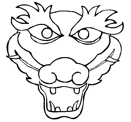 Dibujo de Dragón 5 para Colorear - Dibujos.net